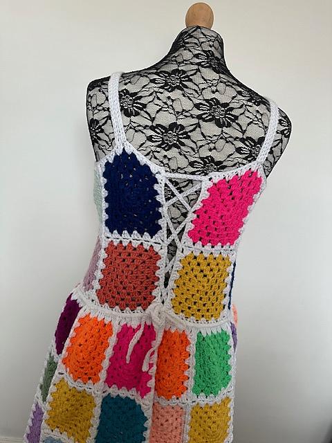 Granny Square Dress Crochet Pattern