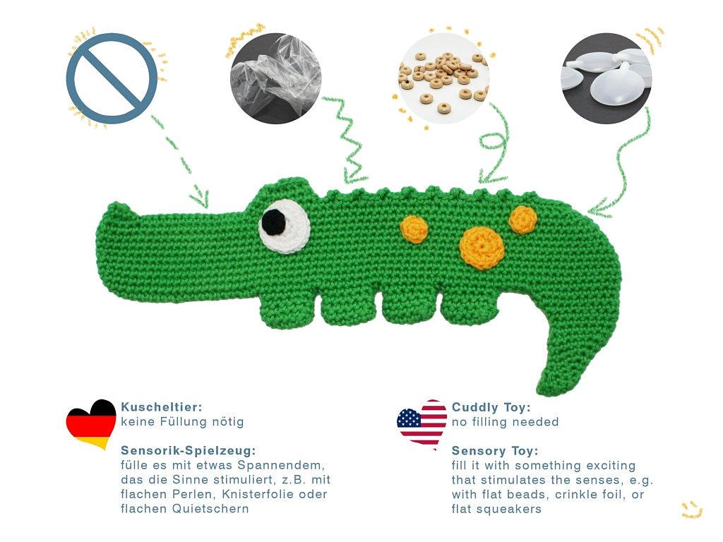 Crocodile - to cuddle and explore