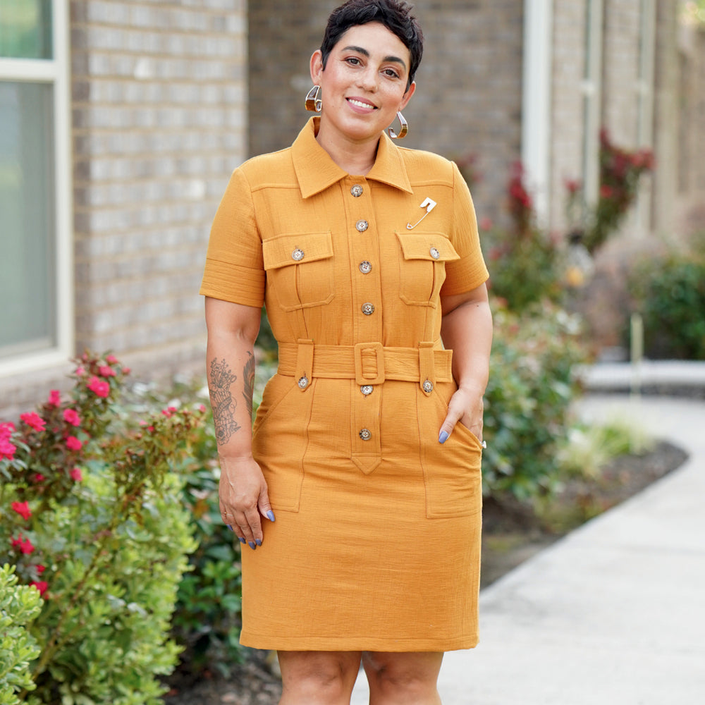 Simplicity Misses' Shirt Dress with Belt S9463 - Sewing Pattern