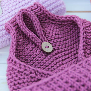 Knitted Hanging Kitchen Towel