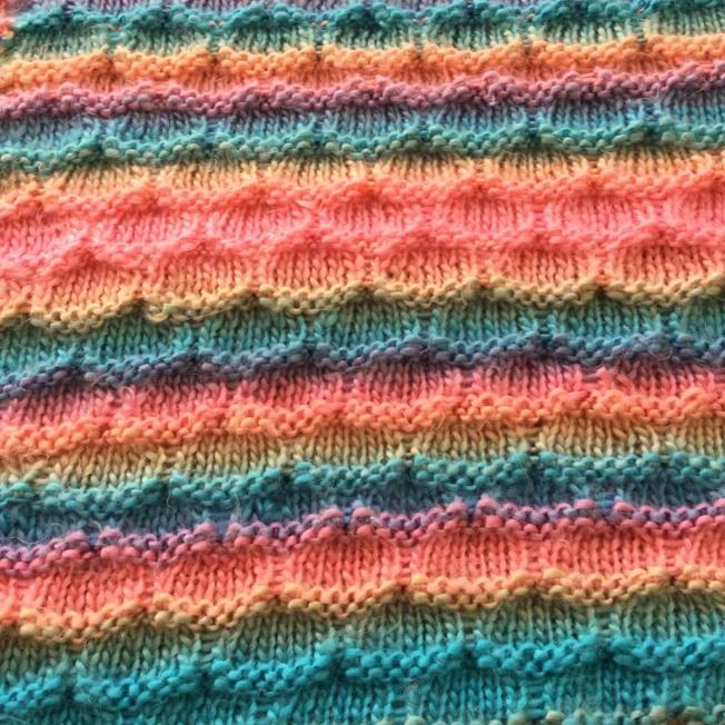 Mermaid / Fish Scale Afghan Square