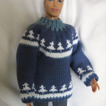 Miniature Christmas tree jumper