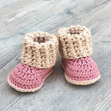 Cuffed Baby Booties