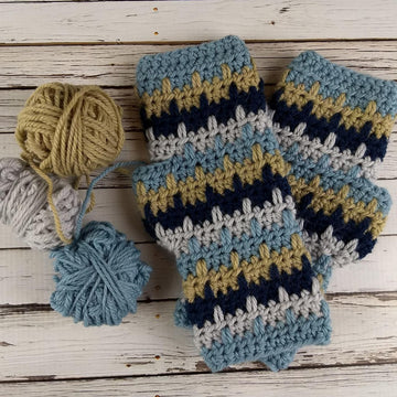 Seaside Fingerless Gloves