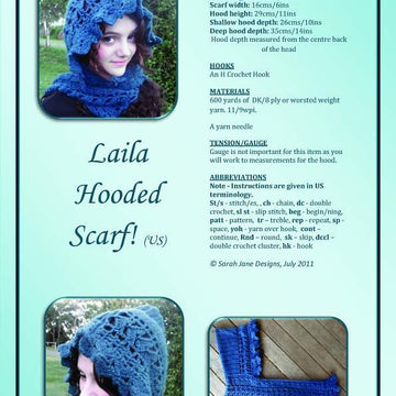 Laila Hooded Scarf