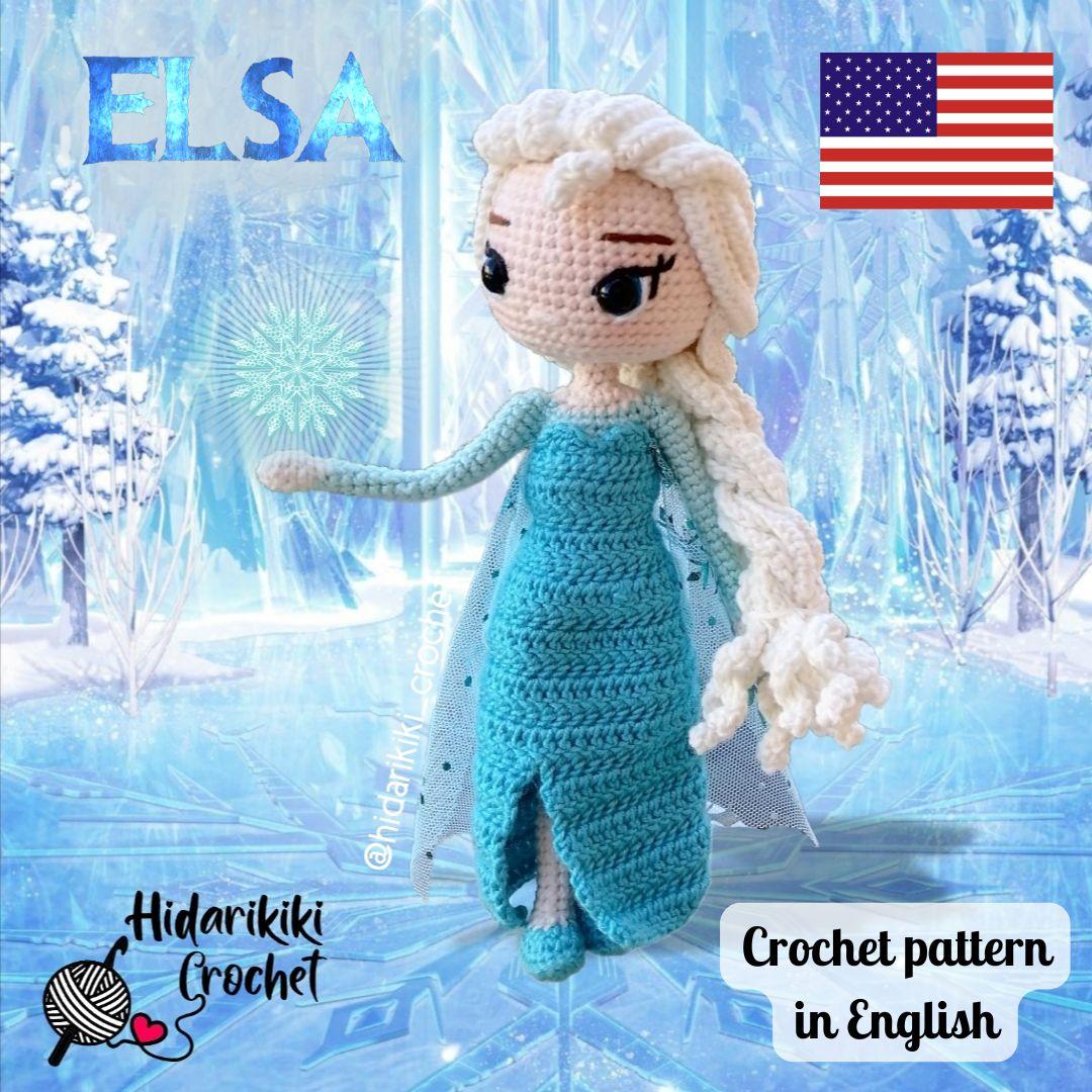 ELSA FROZEN princess Amigurumi