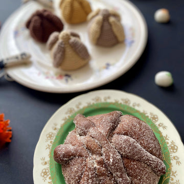 PAN DE MUERTO -DAY OF THE DEATH BREAD CROCHET AMIGURUMI PATTERN