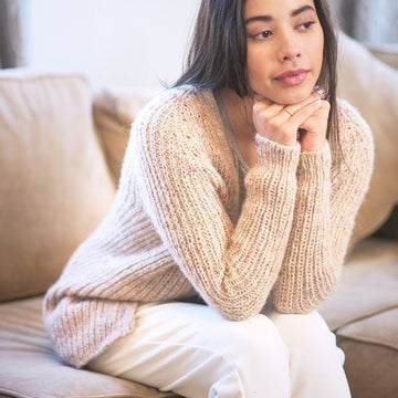 Belleterre Cardigan in Berroco Mochi - Downloadable PDF