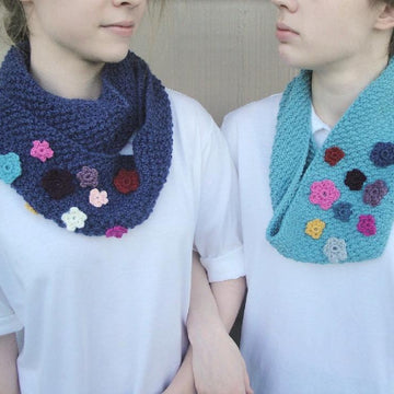 Flowery Cowl & Hat