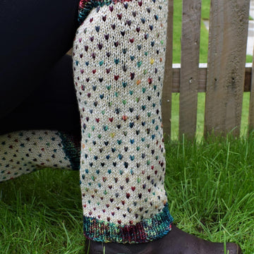 Rainbow Drops Leg Warmers