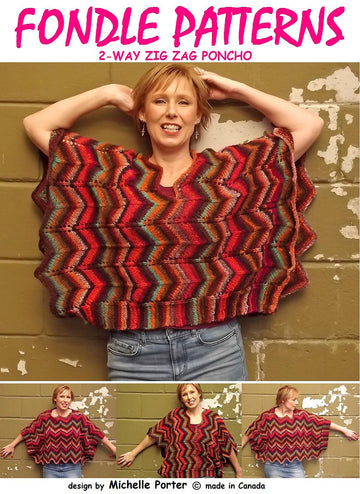 2-Way Zig Zag Poncho 205