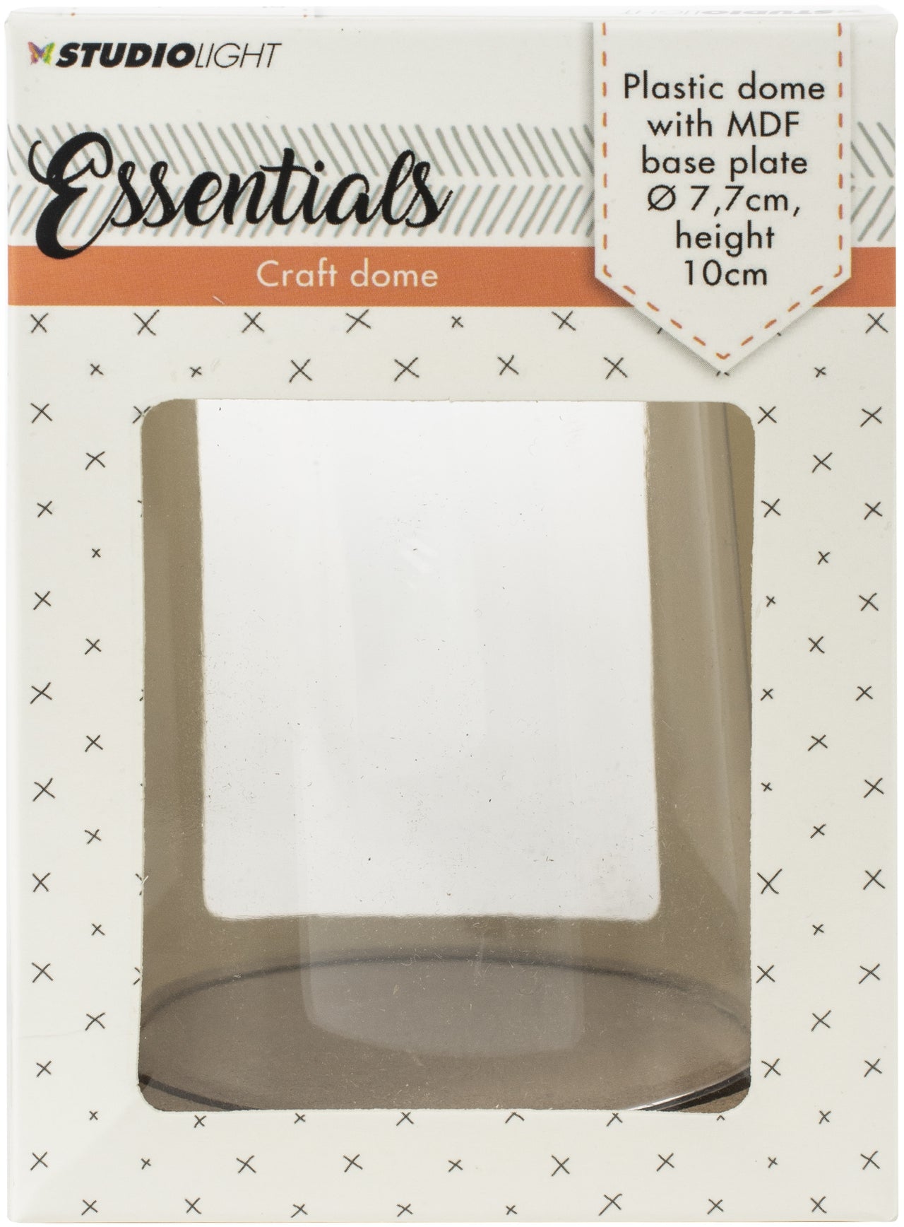 Studio Light Essentials Plastic Dome W/Base Plate - 3"X4"