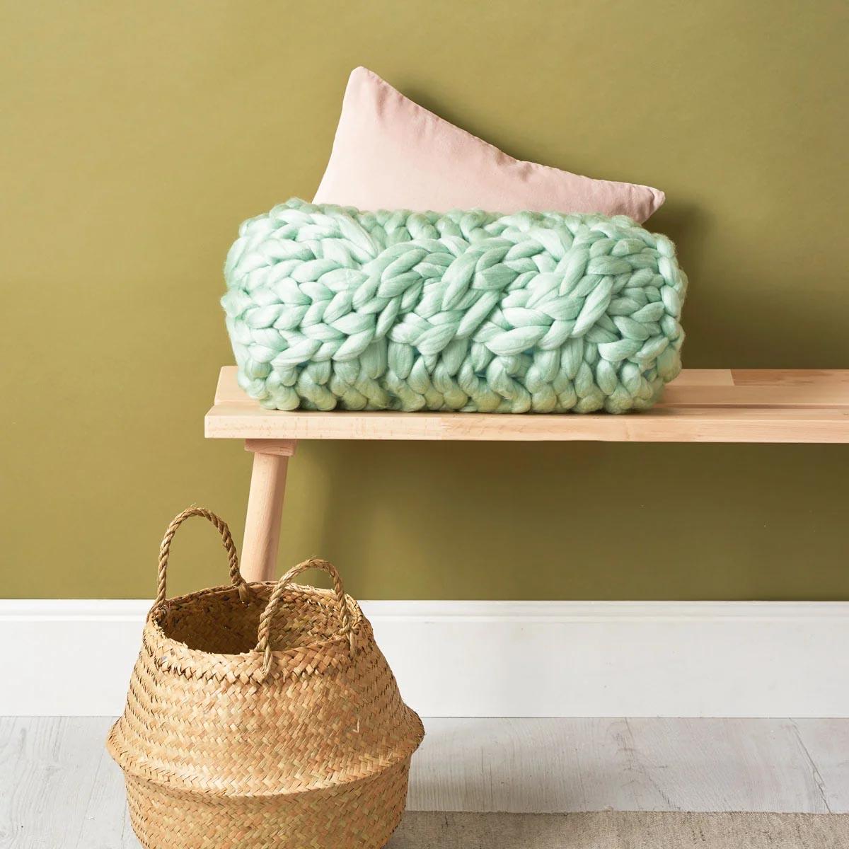 Arm Knitting Chunky Cushion Pattern
