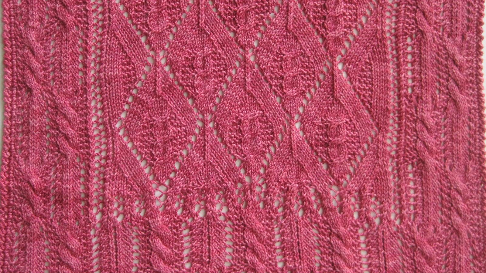 Nairn Cable Lace Shawl