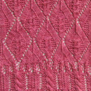 Nairn Cable Lace Shawl