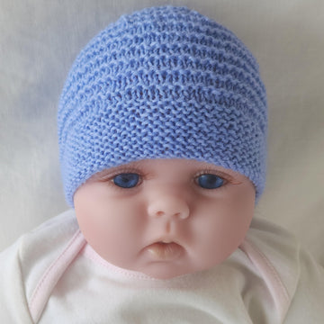 Trey - Baby’s 4ply ridge stitch beanie
