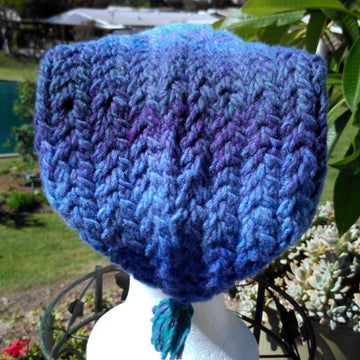 Mirror Twist Cable Flap Hat