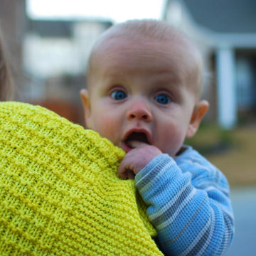 Toasty Waffle Blankie & Burpcloth