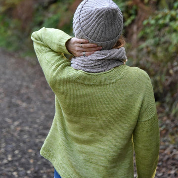 Morning Mist Hat and Scarf set