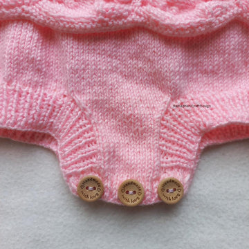 Leaf Lace Baby Romper