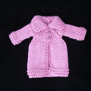 Slouchy roll neck cardigan coat for Blythe