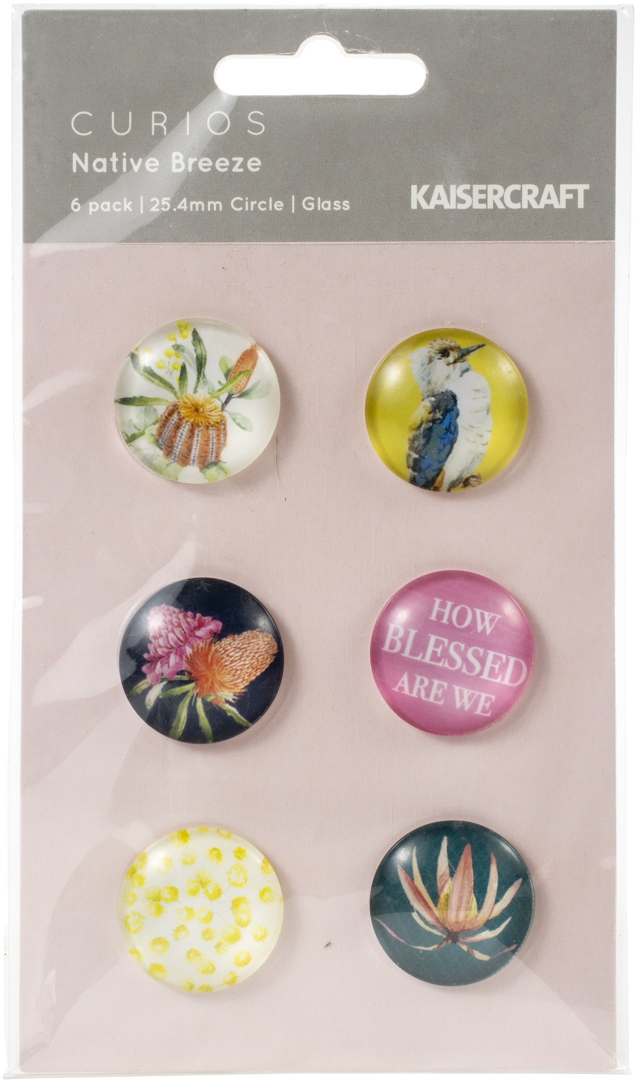Kaisercraft Native Breeze Adhesive Curios 6/Pkg - 606465