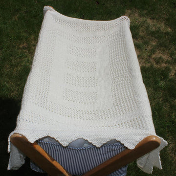 FREE Easy Baby Lace Shawl