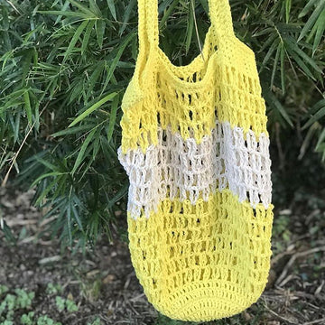 Color Stripe Market Bag