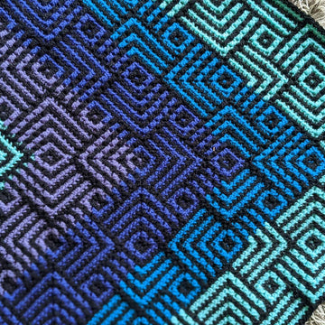 Going Round in Squares Blanket