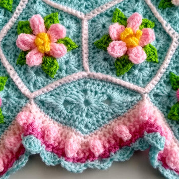 Apple Blossom Dream Afghan