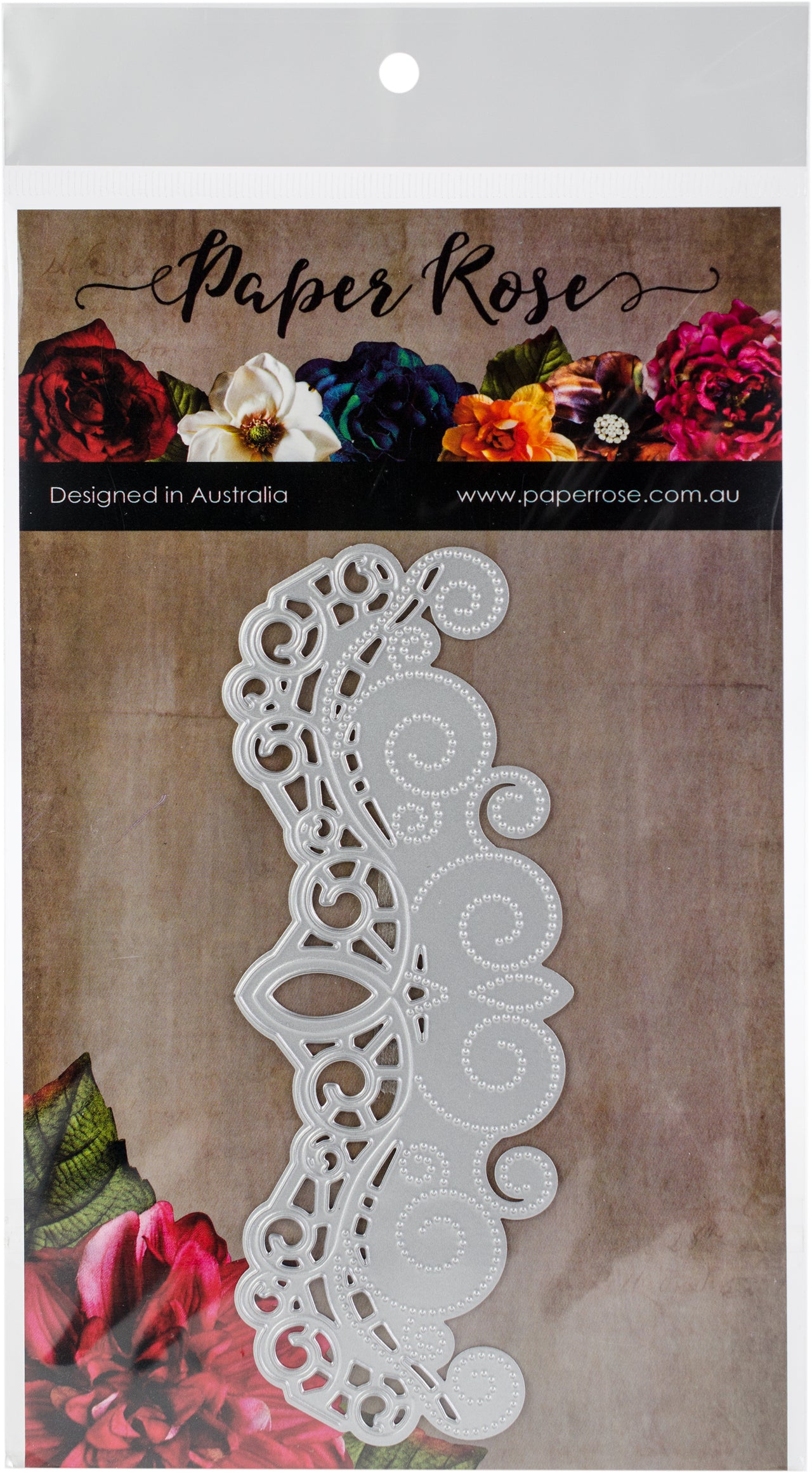 Paper Rose Dies - Ornate Border
