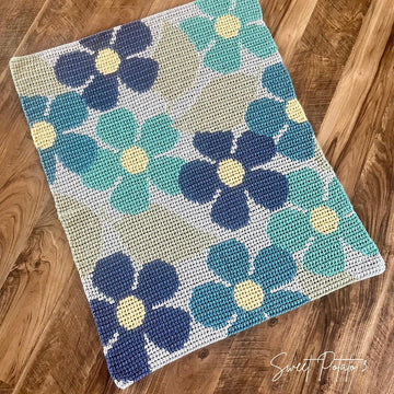 Forget Me Knot Baby Blanket