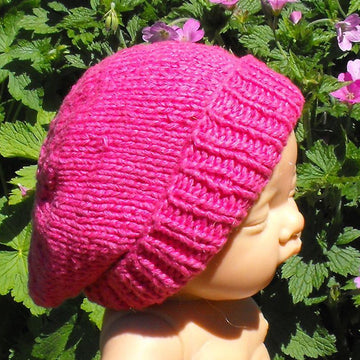 BABY SILKY SUPER SLOUCH HAT KNITTING PATTERN - MADMONKEYKNITS