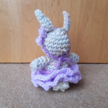 Amigurumi ballet bunny plushie crochet pattern