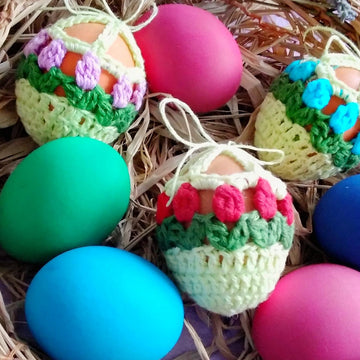 Flower Decor For Easter Eggs