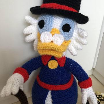 Rich Duck amigurumi doll