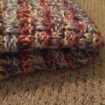 Basketweave Throw