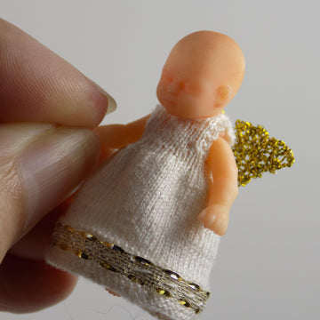 1:12 Christmas Angel Baby Outfit