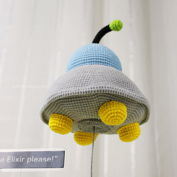 PuPu & UFO Amigurumi Pattern – Crochet PDF Tutorial