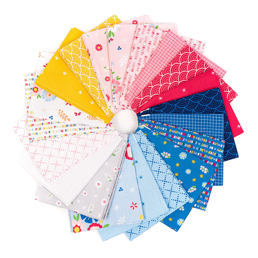 Riley Blake Pure Delight Fat Quarter Bundle - FQ-10090-21 - Multi