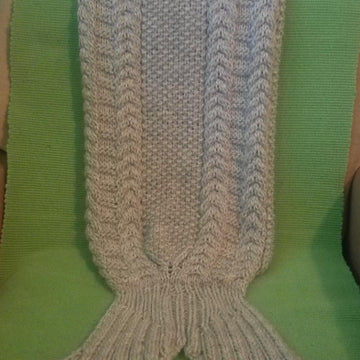 Mermaid tail blanket