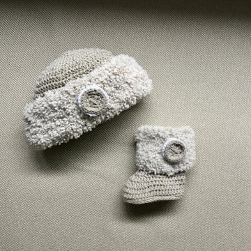 Winter Boot Hat Set N 292