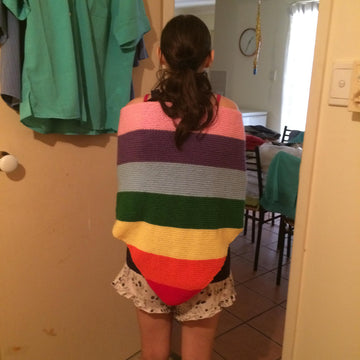 Beautiful Rainbow Shawl Pattern