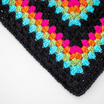 Sally Infinity Granny Square Crochet Blanket