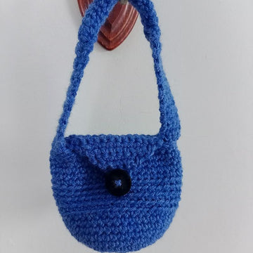 Vertical Lines Crochet Purse V2