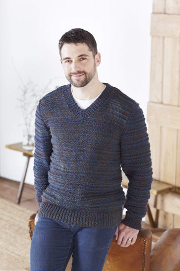 Unisex Sweaters in King Cole Big Value Poplar Chunky  - 5500 - Leaflet
