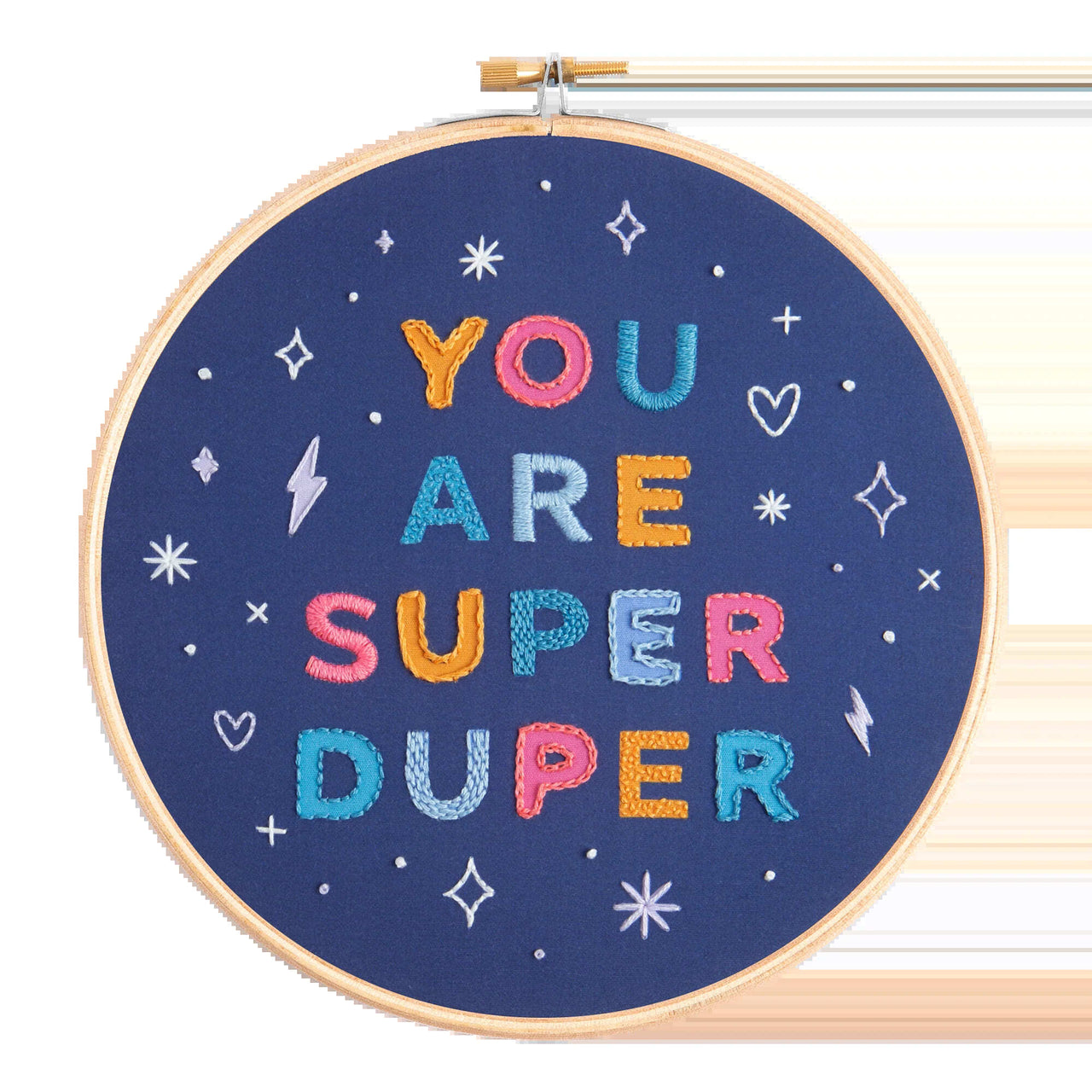 Hawthorn Handmade You Are Super Duper Embroidery Kit