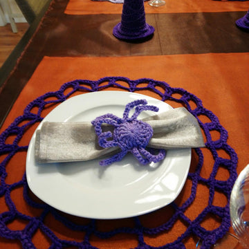 Halloween Mat & Napkin Ring