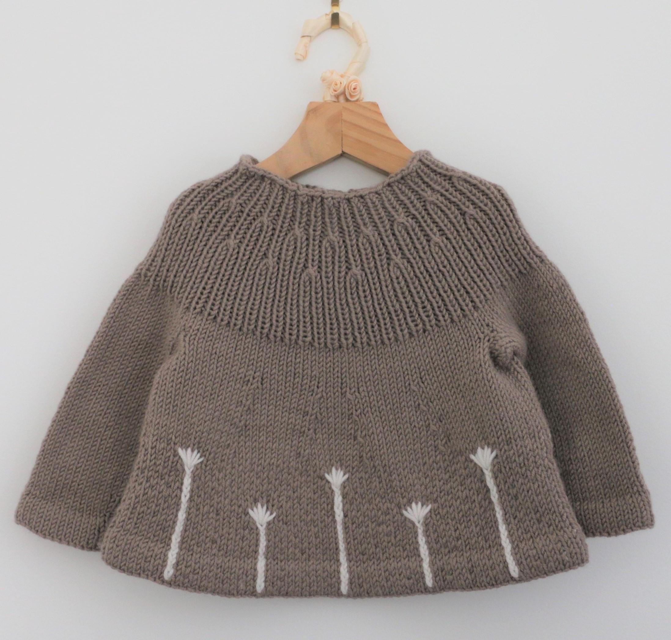Dandy Field Jumper in Debbie Bliss Baby Cashmerino BJ12