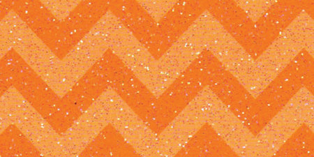 Doodlebug Sugar Coated Patterned Cardstock 12"X12" 25/Pkg - Tangerine Chevron